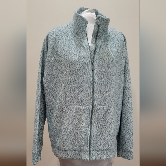 L.L.BEAN HERITAGE MARLED ZIP-UP JACKET (sz X-lg) - Picture 1 of 7